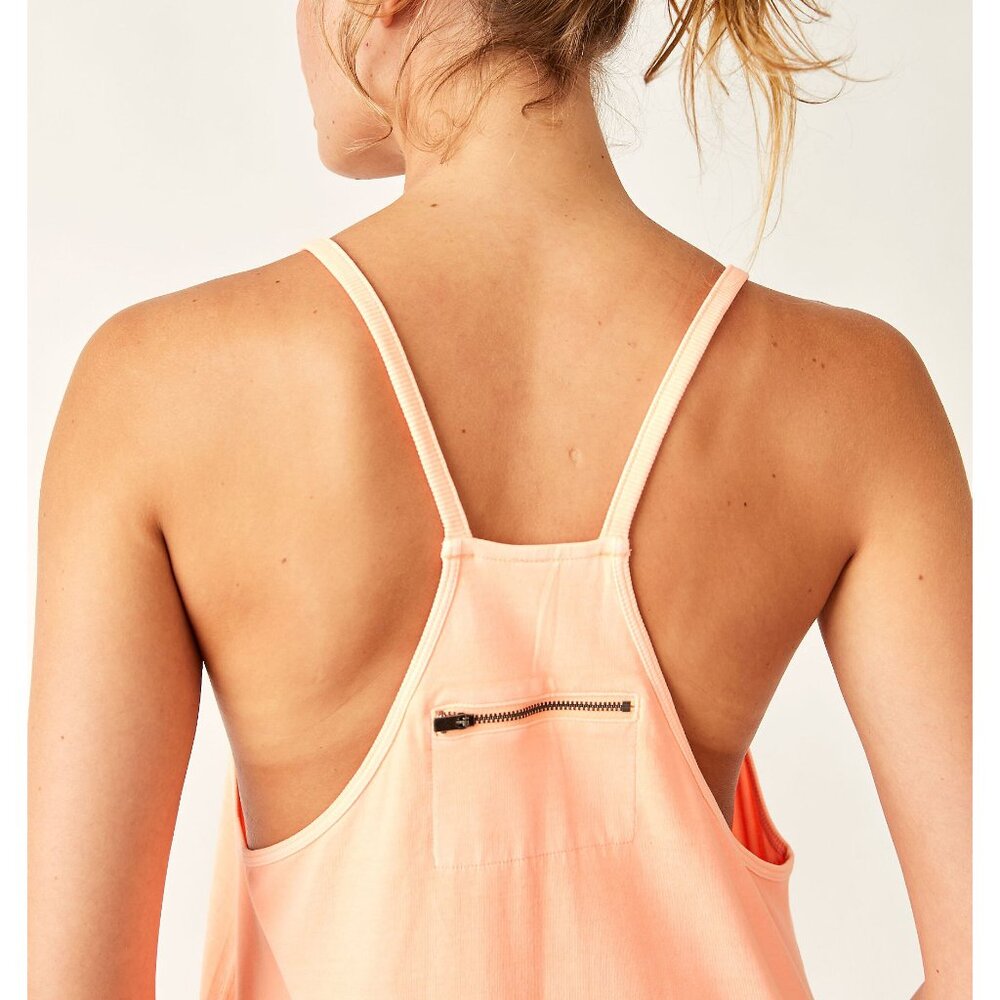 NWOT Free People FP MOVEMENT Hot Shot Onesie Melon size L - Picture 6 of 16